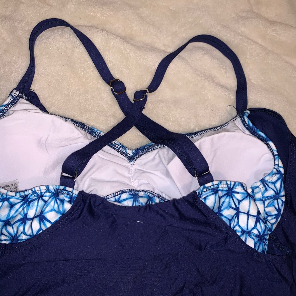 next Women's Double Up Swimsuit Tankini Top 32 B/C - Picture 2 of 8